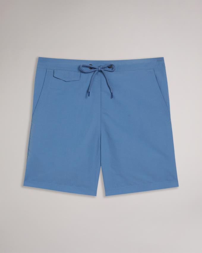 Short Ted Baker Plain Swim Bleu Homme | FZI-17829290